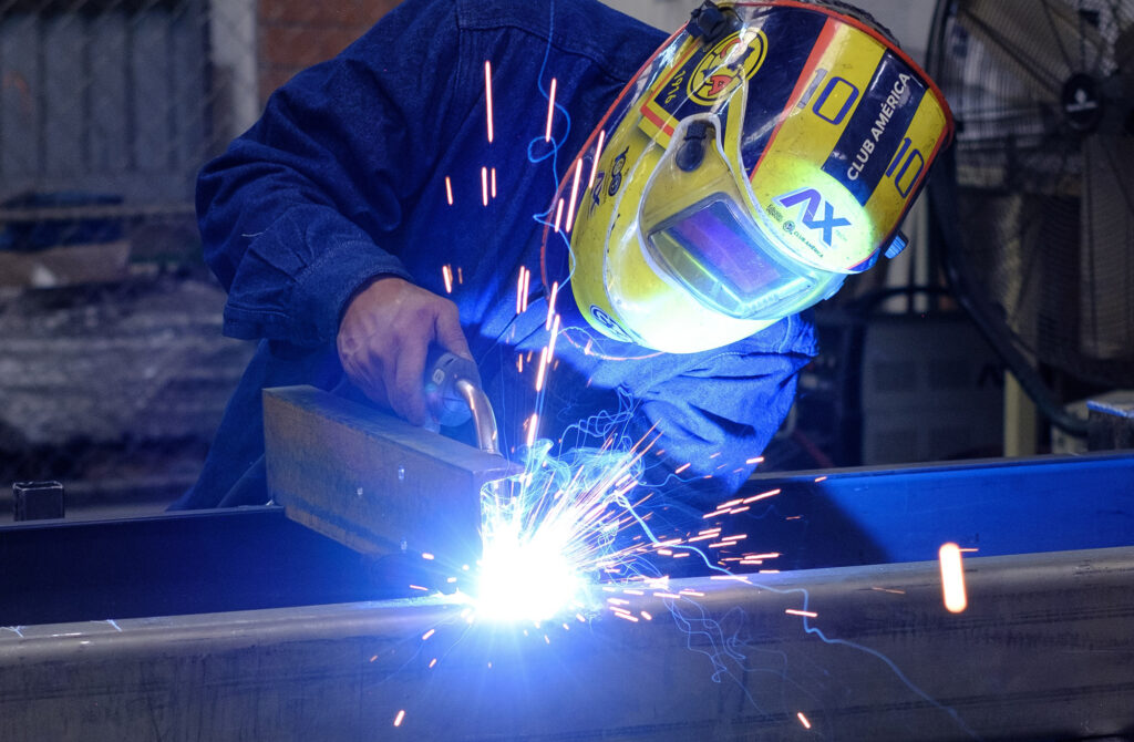 Image of a welding in process